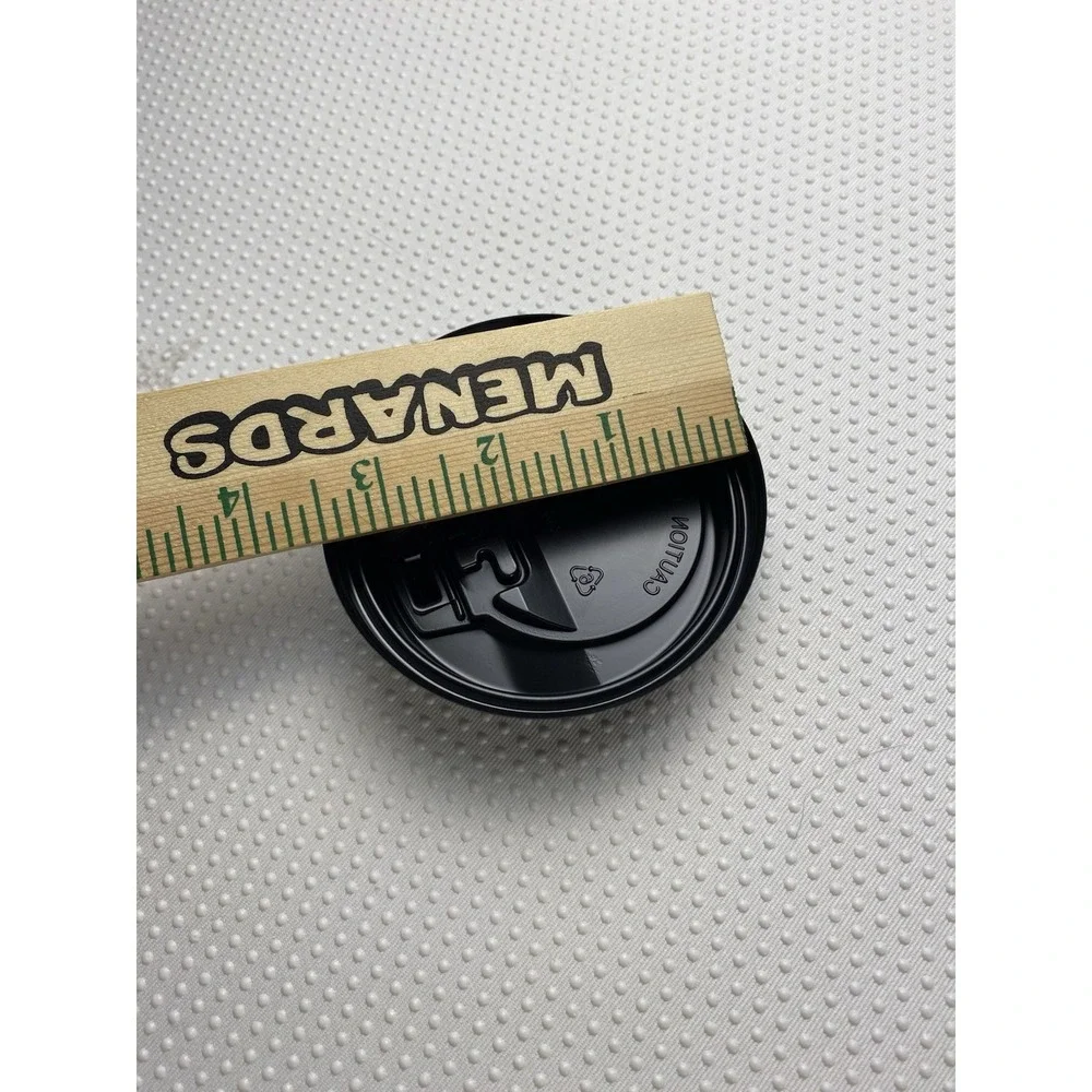 E1020-DLB Empress Dome Lid for 10-20oz Paper Hot Cups Black  700 Pieces